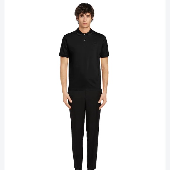 Prada Other - PRADA short sleeve piqué polo